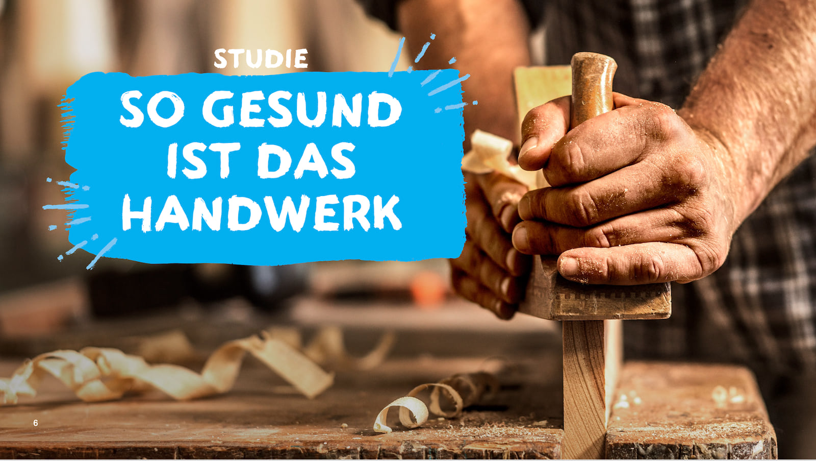 So gesund ist das Handwerk